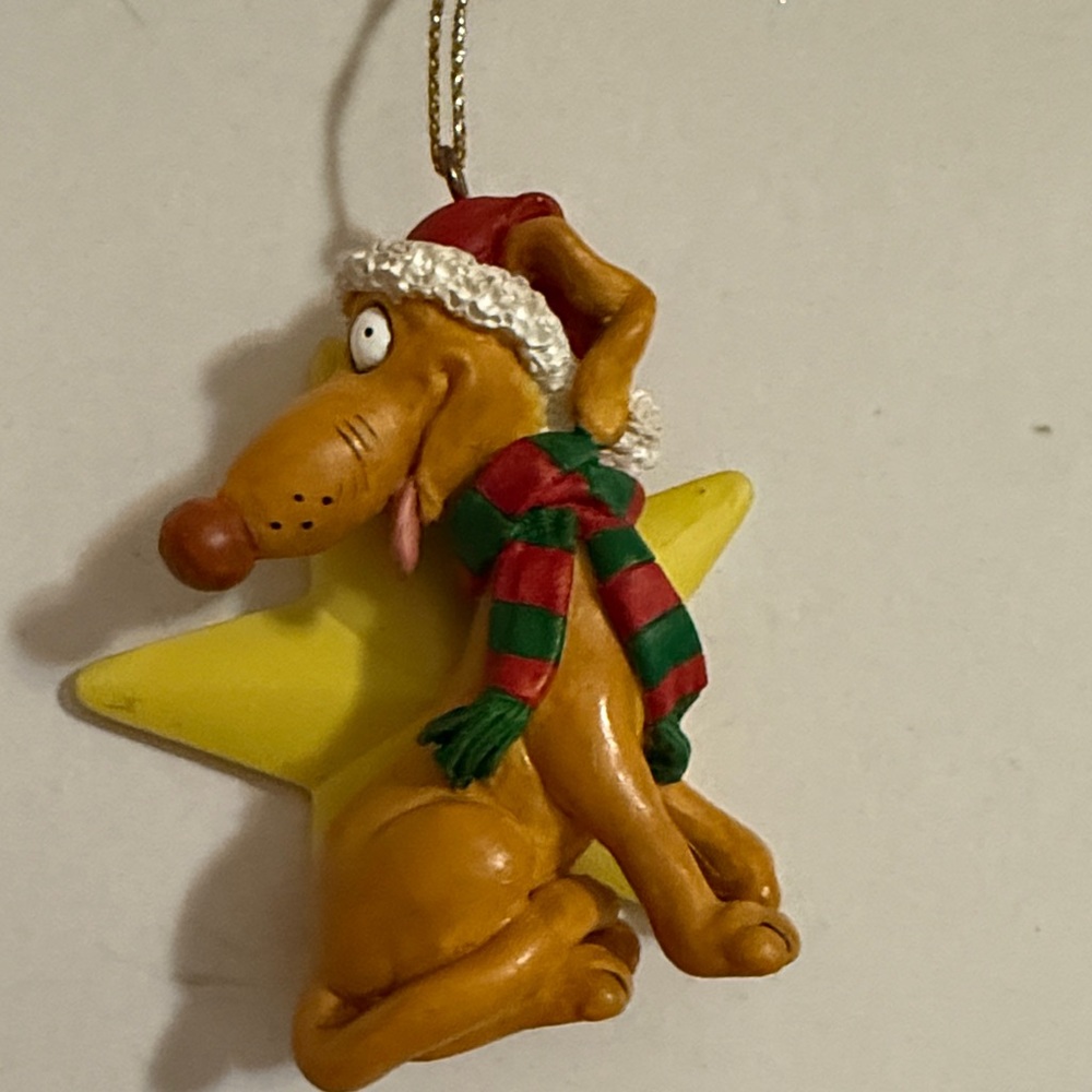 Vintage Rugrats Spike Dog ornament 1998